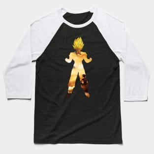 Goku super sayian and Shenron Baseball T-Shirt